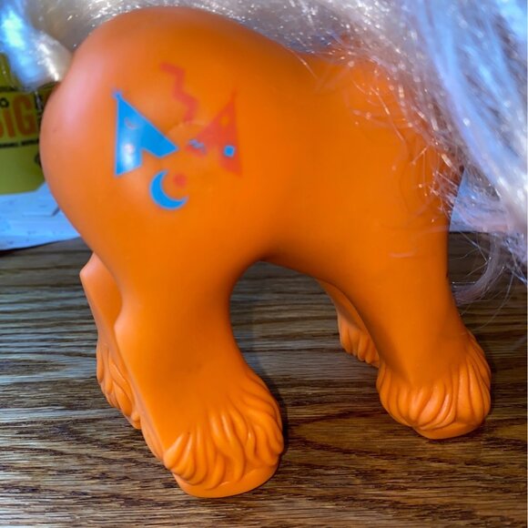 MLP Big Brother Pony Wigwam G1 Boy My Little Pony Toy - Orange With Blue Eyes & - Picture 10 of 15
